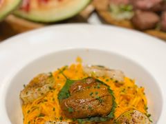 北海道海胆帆立贝幼蛋面-layback cafe & bar