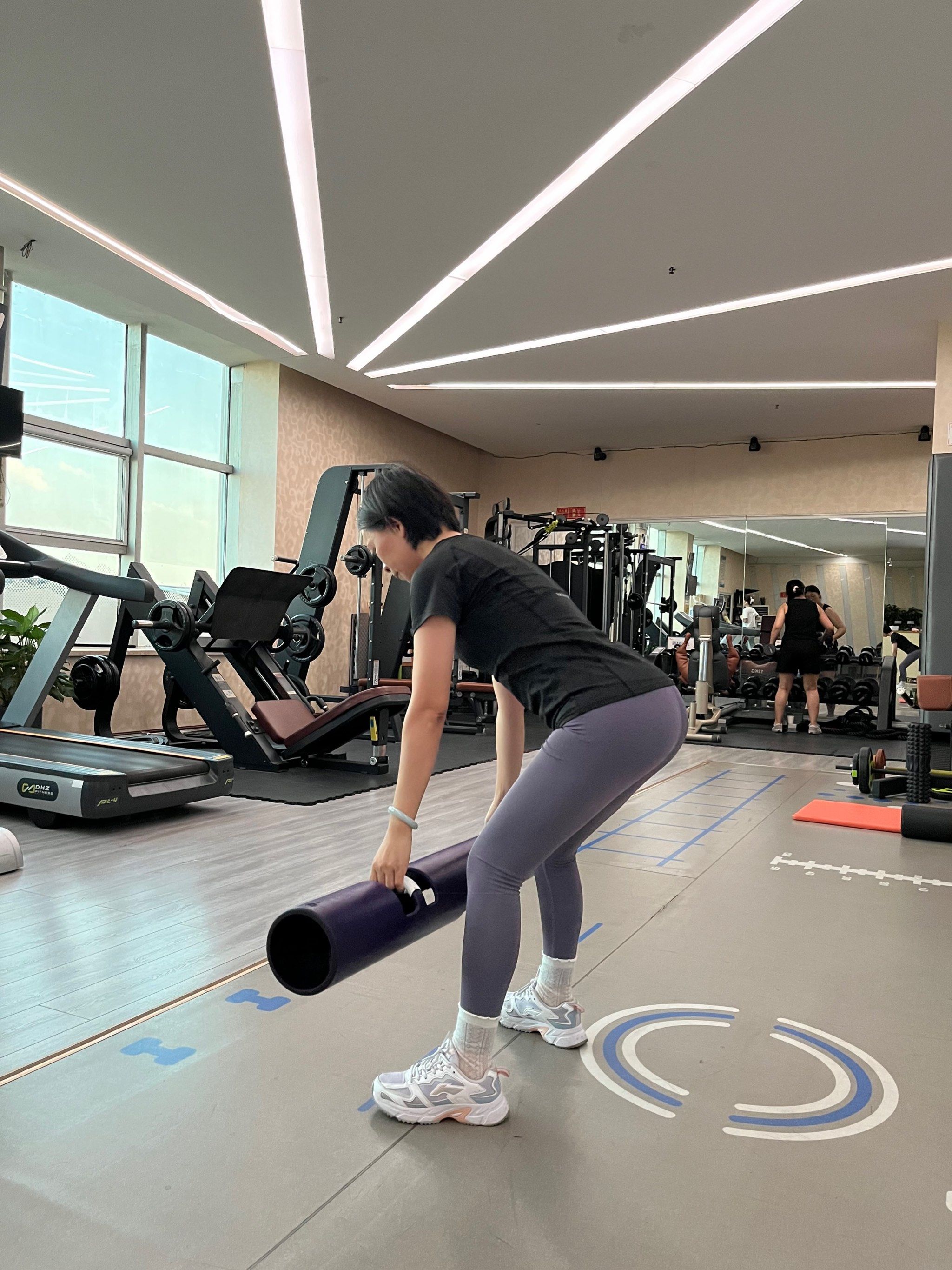 看到越来越多的人来锻炼,我的信心增加很多