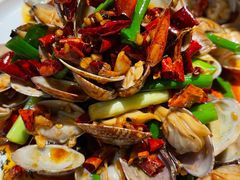 辣炒花蚬子-丹东立强海鲜烧烤·牛B大串(星海店)