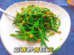 蒜茸炒青瓜花-金越轩(江南坊店)