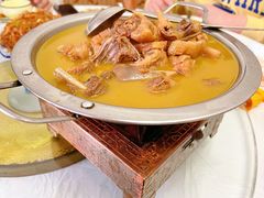 土鸡煲-峡谷农家乐饭店