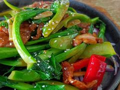 芥兰炒牛肉-不见不散茶餐厅(中环广场店)