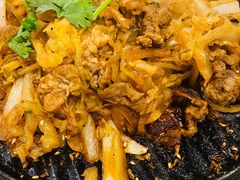 老北京炙子酸菜烤肥羊-京门老爆三·铜锅涮肉 爆肚(望京店)