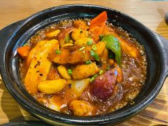 红烧蒜子鱼腩煲-玥记茶餐厅(十字门华发商都一期绸带店)