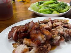 叉烧拼烧排骨-大赤坎肥仔强烧味海鲜餐厅(大赤坎店)