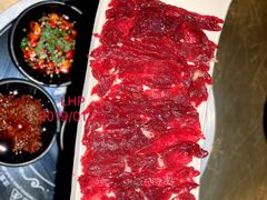鲜牛肉-左庭右院鲜牛肉火锅(新梅广场店)