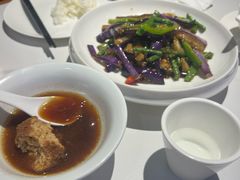 青椒茄子炒豆角-小放牛炒菜馆(华北商厦店)