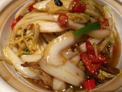 干锅娃娃菜-茅炒屋龙虾·烧烤·湘菜(新河路店)