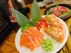 三文鱼刺身-赤坂亭·M9和牛放题(长楹天街购物中心店)
