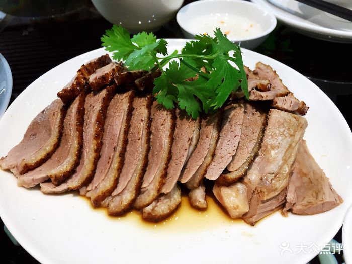 金鹅水族餐厅正宗卤水狮头鹅鹅胸肉图片 - 第3张