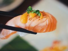 三文鱼手握-笑福亭料理小馆(解放碑店)