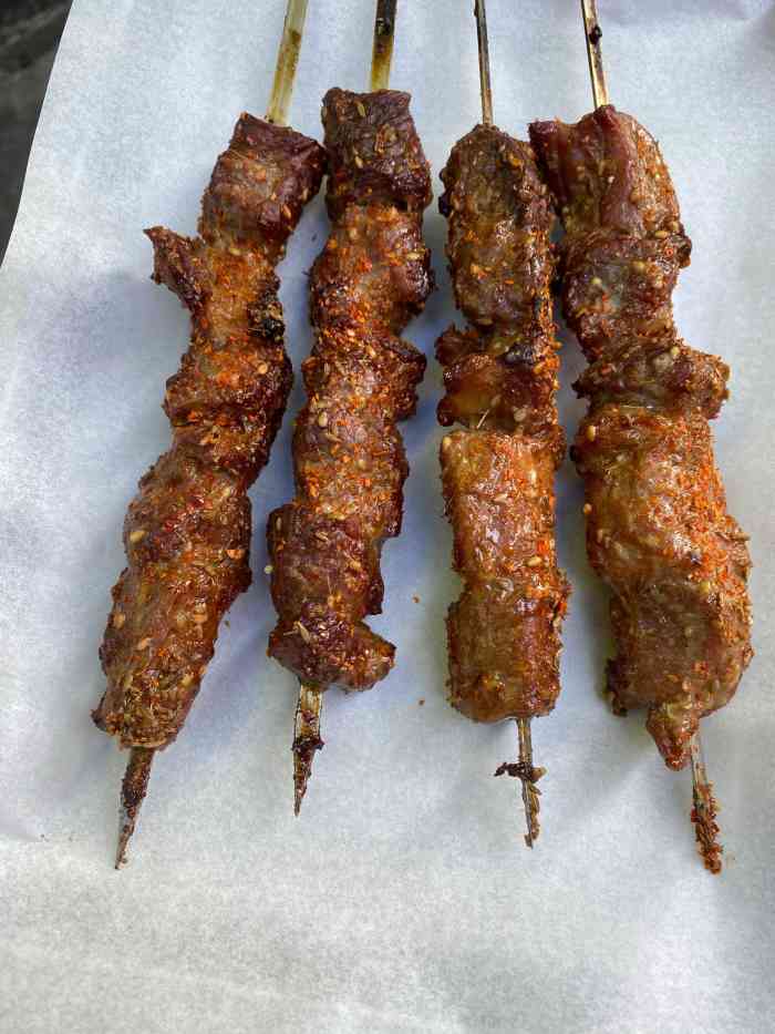 老北京电烤串-"每次来万达广场都要先来3串羊肉串!太好吃.