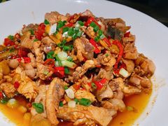 老姜辣椒炒鸡-湖南人家·家传湖南菜(水围店)