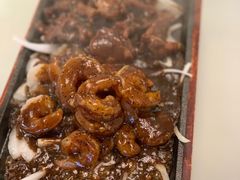 黑椒铁板牛柳虾仁-小巷餐厅(五大街店)