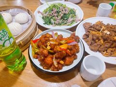 椒香虾仁爆鸡球-陈傻子餐厅(世纪都会店)