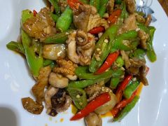 -东来菜馆•手抓海鲜家常菜•海鲜锅贴(鸽子窝店)