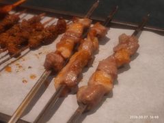 只放盐的羊肉串-红柳枝滩羊烧烤·非遗