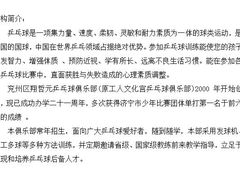 -翔哲元乒乓球俱乐部