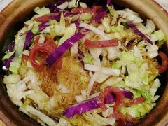 椰菜腊肉粉丝煲-香港百合居(LCM置汇旭辉广场店)