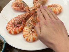 白灼大九节虾-浔港海鲜店(𫊻埔黑人)