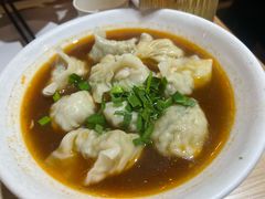 牛肉红汤水饺-台北楚楚园馅饼粥(虹桥南丰城店)