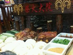 -柴火大院烤鸭民间菜