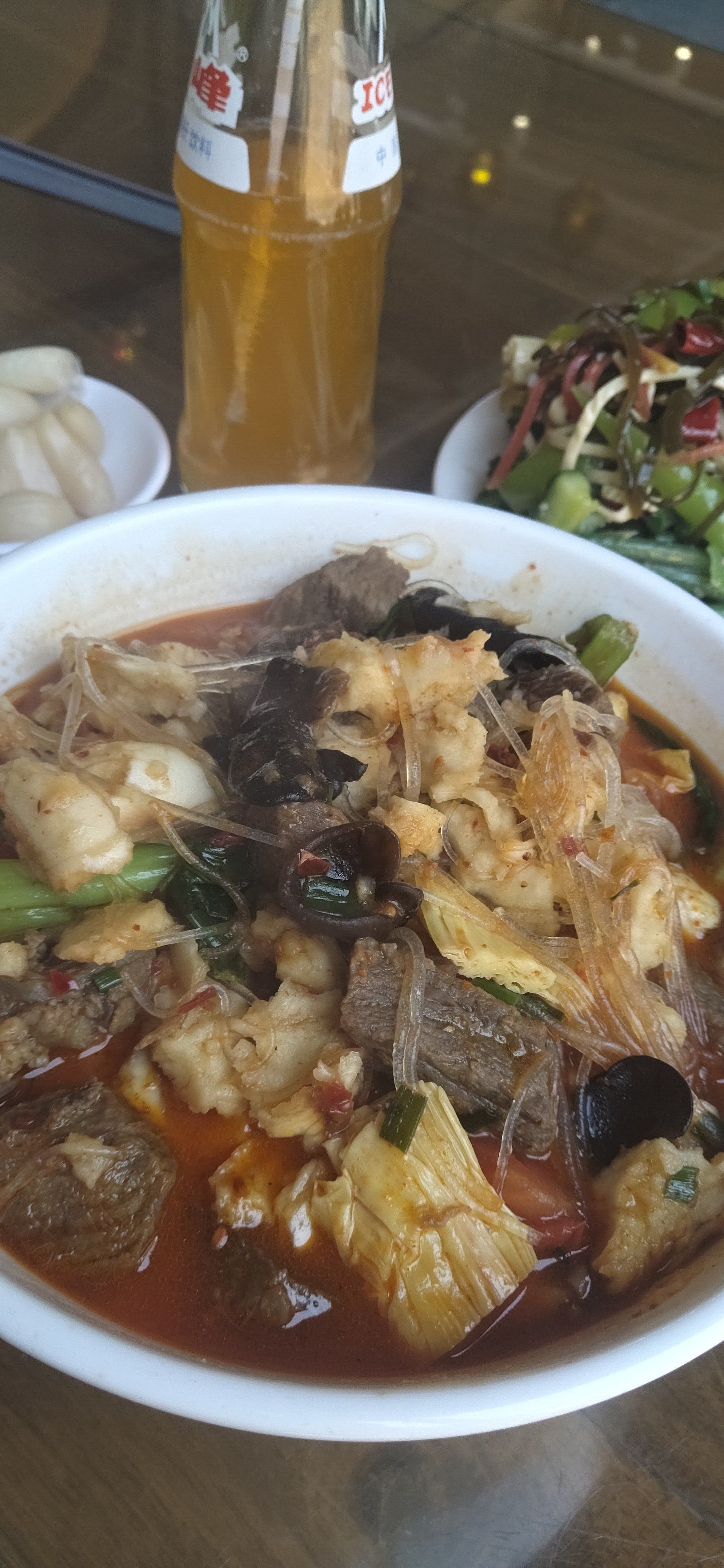 牛肉小炒泡馍