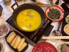 -鲜入围煮花胶鸡海鲜火锅