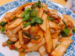 杏鲍菇葱爆肉-天津外国语大学（马场道校区）食堂