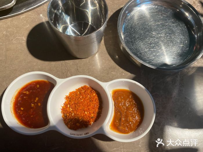 咕的咕的韩国碳烤肉(新余店)味碟图片