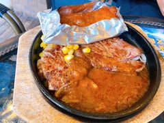 美式黑胡椒沙朗牛排-玛格萝妮比萨屋(四平店)