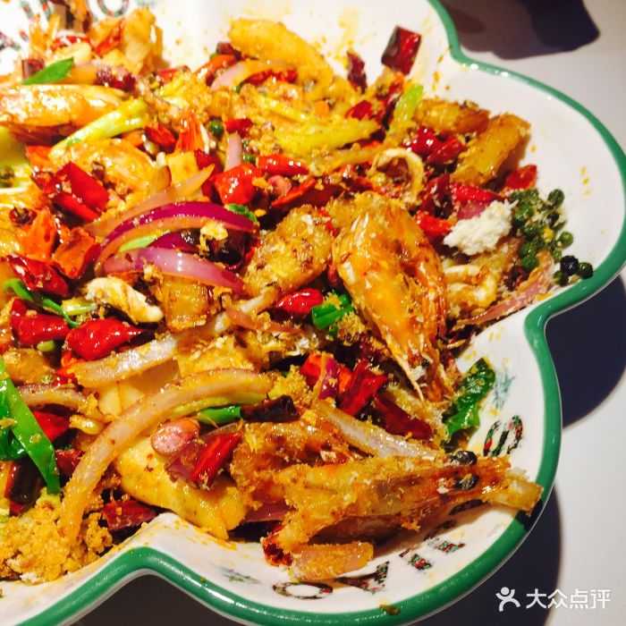 撒椒(海航日月广场店)-爆辣鱿鱼虾-菜-爆辣鱿鱼虾图片-海口美食-大众