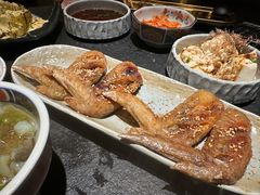 名古屋炸鸡翅-炉石六本目·冰鲜和牛炭火烤肉·寿喜烧店(梅江店)