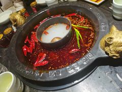 菌汤鸳鸯锅-袁老四老火锅(大丰店)