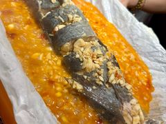 蒜香清江鱼-三煮纸包鱼(青岛总店)