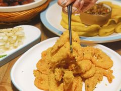 咸蛋黄焗大虾-研磨时光音乐餐厅(丁家庄店)