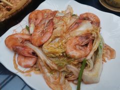 大虾烧白菜-1937青岛老味道·海肠捞饭·青岛菜(大鲍岛栈桥店)