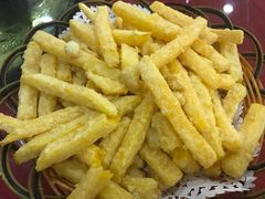 蛋黄焗南瓜-大眼锅贴水饺(河东店)