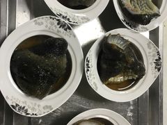 原汁野生大海参-宏源鑫海鲜餐厅·海景婚宴厅(石老人店)