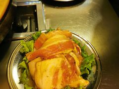 秘制五花肉-老姐石板烧烤+铜炭火锅(总店)