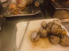 煮扇贝-腾格勒烤羊腿