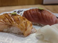 炙烤三文鱼腩手握寿司-森味花园·日本料理(伊藤洋华堂亚运村店)