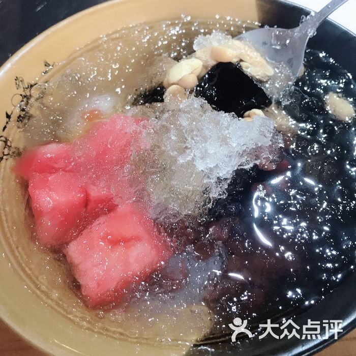 强哥八宝冰饭黑米冰饭图片-北京甜品饮品-大众点评网