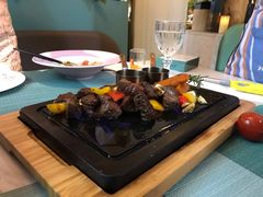 田园澳洲骰子牛肉-蜜桃花开·中西融合菜E&W(南长街店)