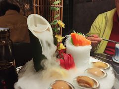 三拼刺身鲍鱼三文鱼北极贝-粤·向群饭店(二沙岛店)
