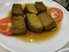 菜汁豆腐-巫记鸡饭店
