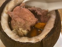 黑豆家鸡炖原只椰子汤-大唐靓汤江门私房菜(景田店)
