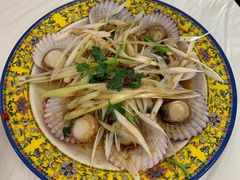 油泼扇贝-胖子饺子馆·海鲜家常菜(海军博物馆店)