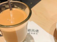 避风塘招牌港式热奶茶-避风塘(金山万达店)