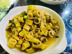 野笋炒雪菜肉沫-国生茶庄·地道农家菜团建活动